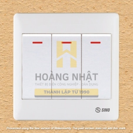 Công tắc ba 2 chiều S983N2R Sino