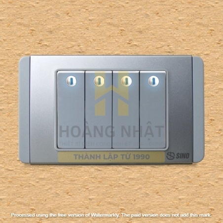 Công tắc bốn 1 chiều S68DG4 Sino