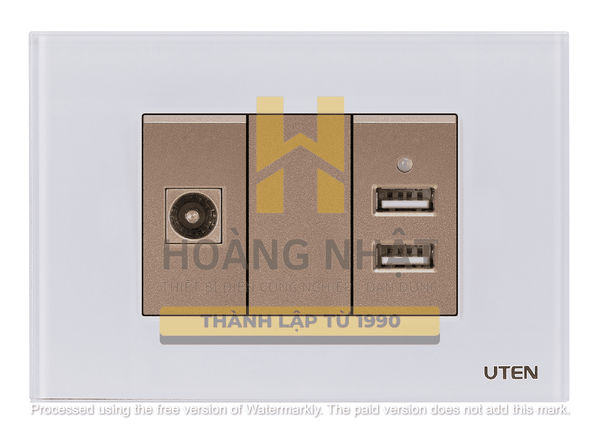 Bộ tivi, USB mặt kính Q120D Uten