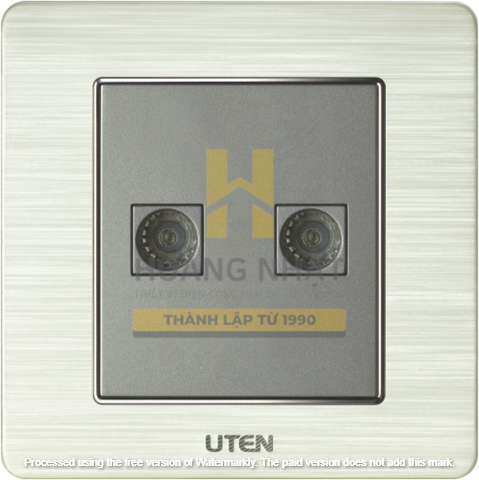 Ổ cắm đôi Tivi V6 Uten