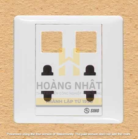 Ổ cắm 2 chấu S986U2XX Sino