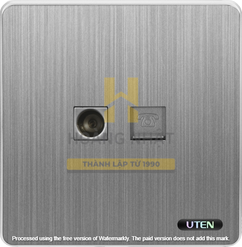 Bộ ổ cắm tivi, điện thoại S300 Uten
