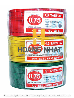 Dây điện đơn TAESUNG 1×0.75