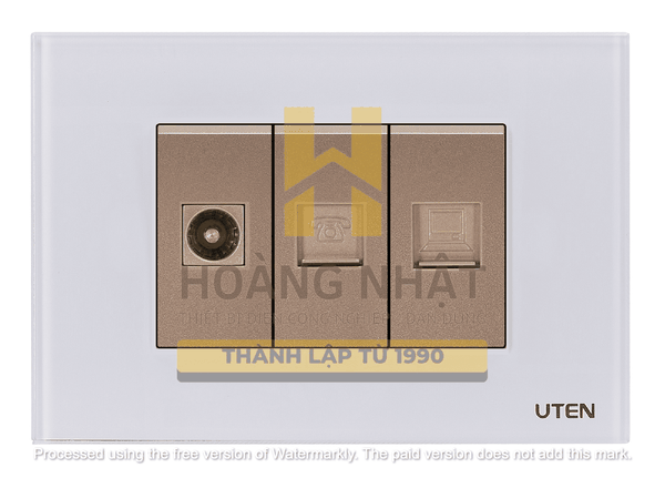 Bộ tivi, điện thoại, mạng mặt kính Q120D Uten