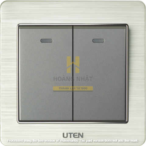 Bộ hai công tắc 1 chiều V6 Uten