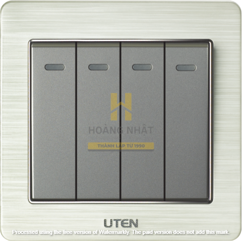 Bộ bốn công tắc 1 chiều V6 Uten
