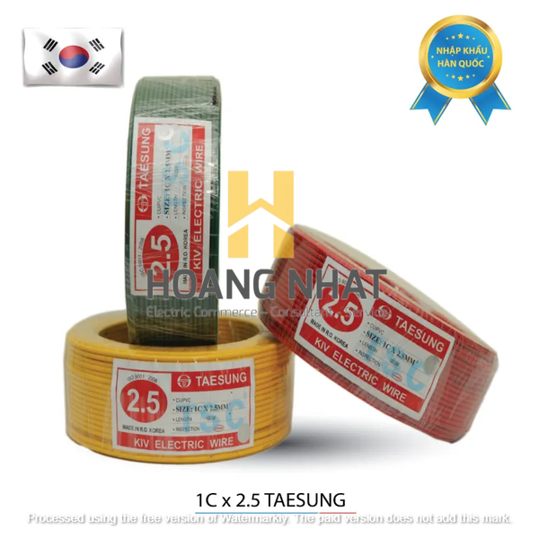 Dây điện đơn TAESUNG 1×2.5