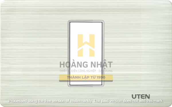 V7.0-Mặt 1 thiết bị cỡ S viền trắng Uten
