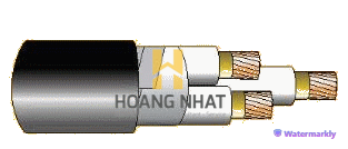 Cáp chống cháy theo BS 6387, 0.6/1(1.2)kV, ruột đồng, 3 lõi, cách điện XLPE, không giáp