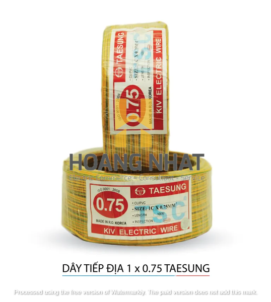Dây tiếp địa Taesung 1×0.75