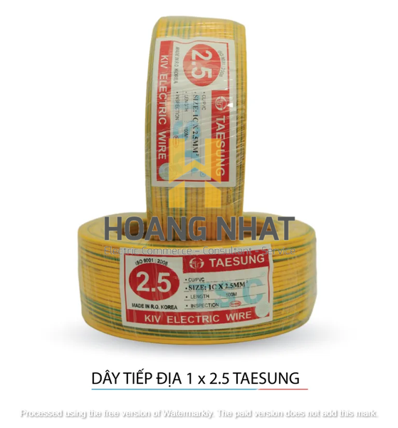 Dây tiếp địa Taesung 1×2.5