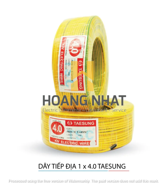 Dây tiếp địa Taesung 1×4.0