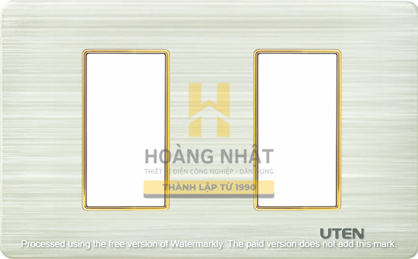 V7.0-Mặt 2 thiết bị cỡ S viền vàng Uten