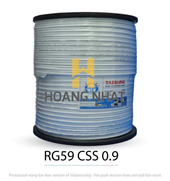 Cáp đồng trục RG59 CCS 0.9 Taesung