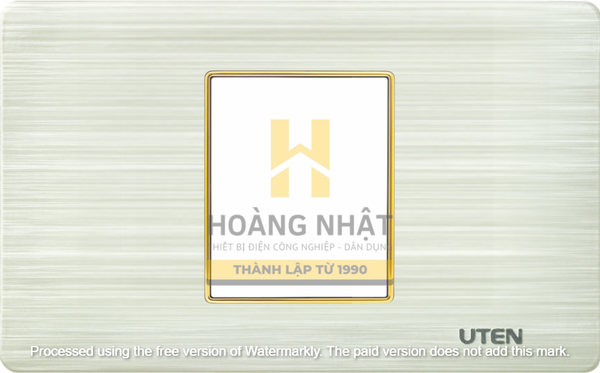 V7.0-Mặt 1 thiết bị cỡ M viền vàng Uten