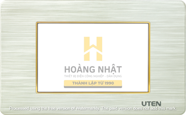 V7.0-Mặt 2 thiết bị cỡ M viền vàng Uten