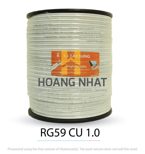 Cáp đồng trục RG59 CU 1.0 Taesung