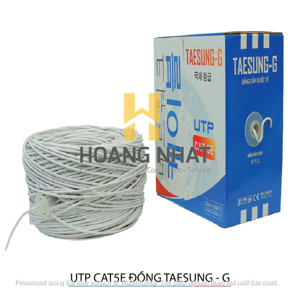Dây cáp mạng UTP CAT 5e đồng TAESUNG