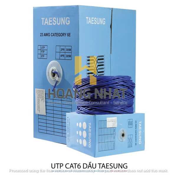 Dây cáp mạng UTP CAT6 dầu Taesung