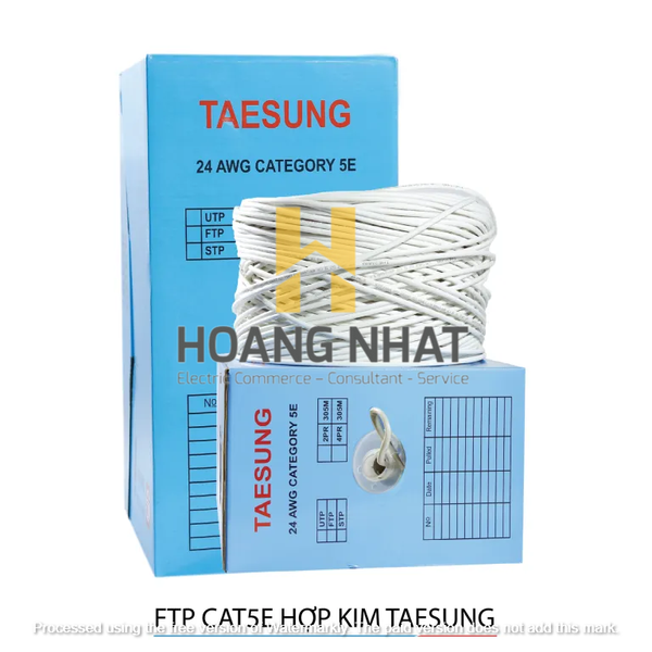Dây cáp mạng FTP CAT 5E hợp kim Taesung