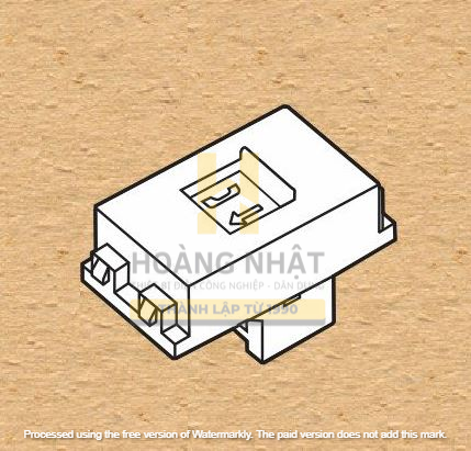 S18CC31RJ – Ổ cắm điện thoại 4 dây có màn che