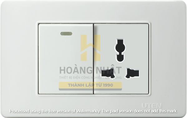 V3.0-CÔNG TẮC,Ổ CẮM 3 CHẤU Uten