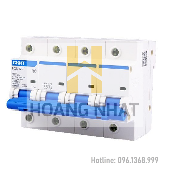 Aptomat MCB NXB-125 4P 125A 10kA Chint