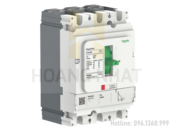 Aptomat MCCB EZS160E3100 3P 100A 25kA EasyPact