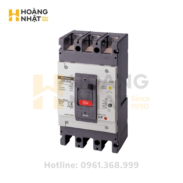 Aptomat ELCB LS EBN403c 3P 400A 37kA