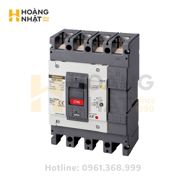 Aptomat ELCB LS EBN404c 4P 300A 37kA