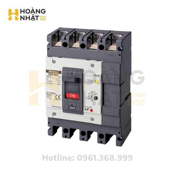 Aptomat ELCB LS EBN404c 4P 350A 37kA