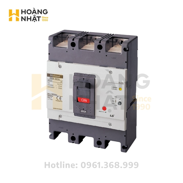 Aptomat ELCB LS EBN803c 3P 800A 37kA