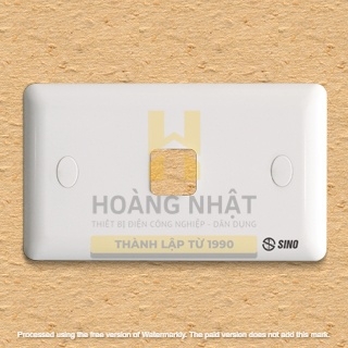 Mặt 1 lỗ S191 Sino