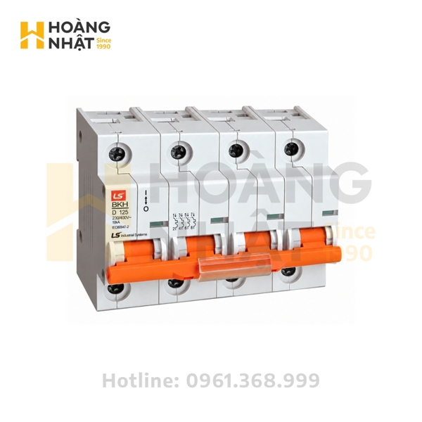 Aptomat MCB LS BKH 4P 125A 10kA