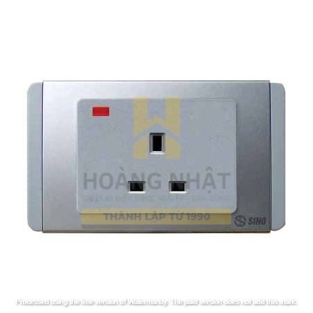 Ổ cắm 3 chấu S68G13N Sino