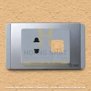 Ổ cắm đơn 2 chấu S68UG/X Sino