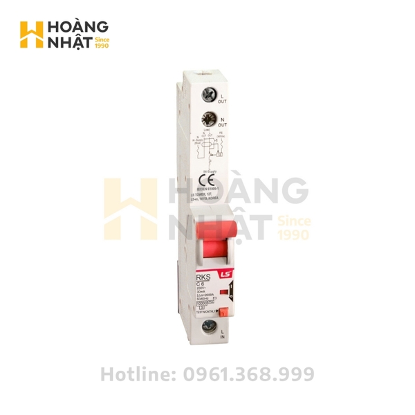 Aptomat RCBO LS RKS 1P+N 6A 10kA