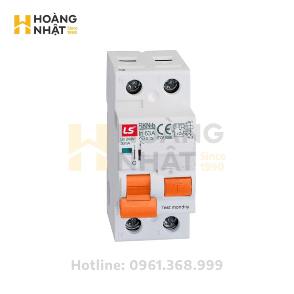 Aptomat RCCB LS RKN-b 1P+N 63A 10kA