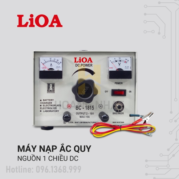 Máy nạp acquy BC5030 Lioa