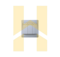 Bộ công tắc ba 1 chiều có phản quang