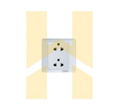 Bộ ổ cắm đôi 3 chấu