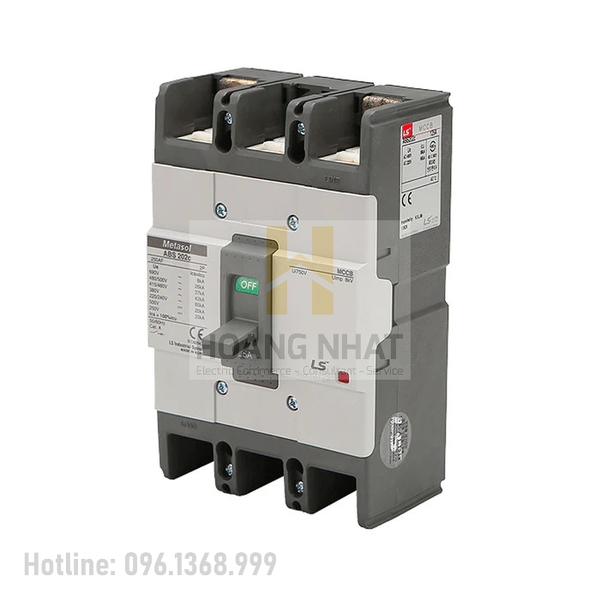 Aptomat MCCB ABS202c 2P 225A 85kA LS