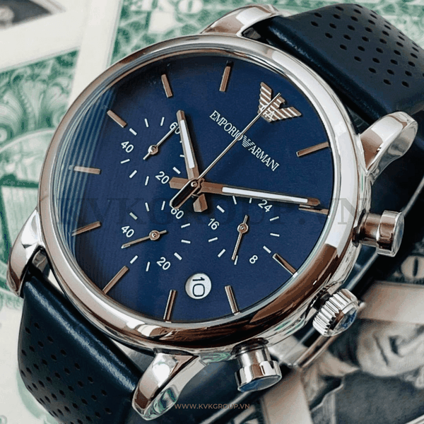ng h EMPORIO ARMANI nam AR1736 Classic Navy Dial