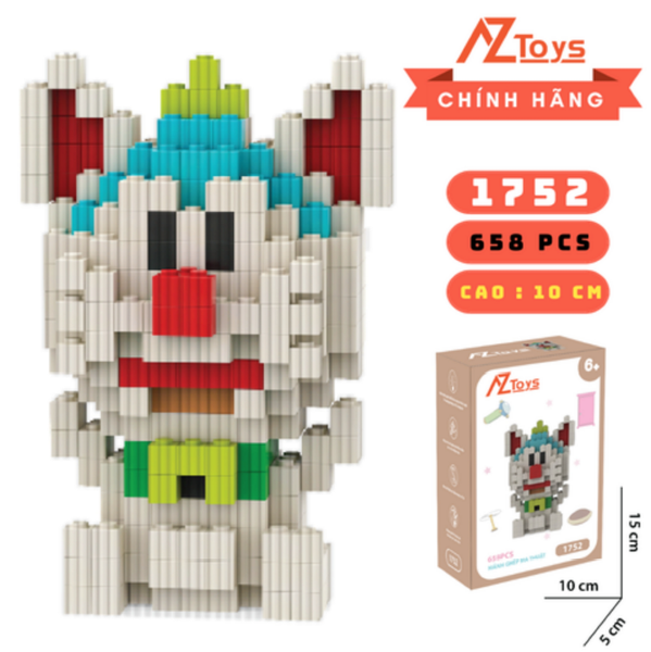 MÃ 1752 - Cao 10cm - Sỉ Lẻ 9.5k/con - Sỉ thùng 9k/con - Thùng 160 con