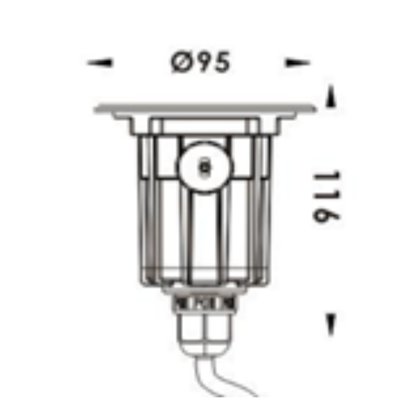 Inground Light ST2095R1*a-B4-Y
