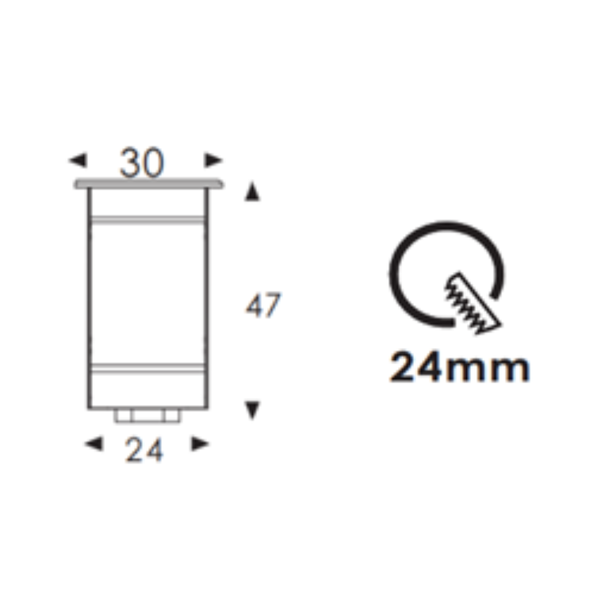 Inground Light ST2030R4*a-C7-X