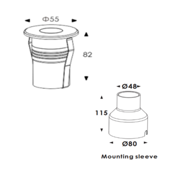 Inground Light ST2055R1