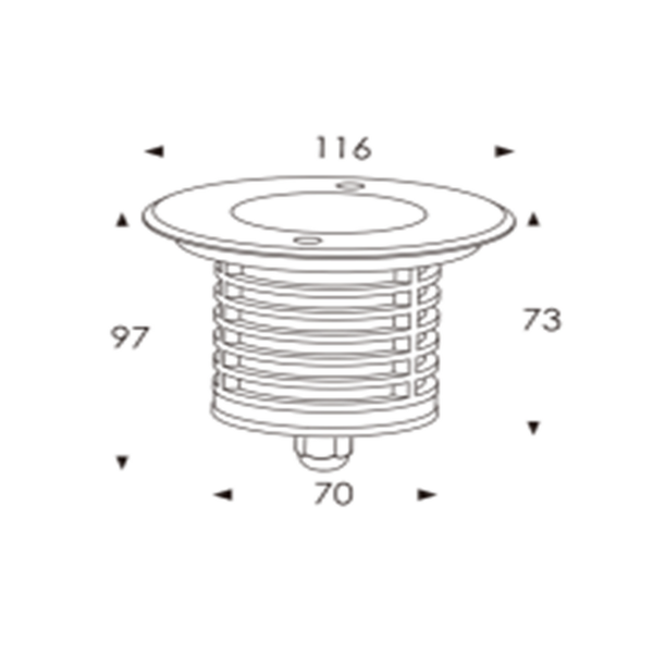 Inground Light ST2116R4