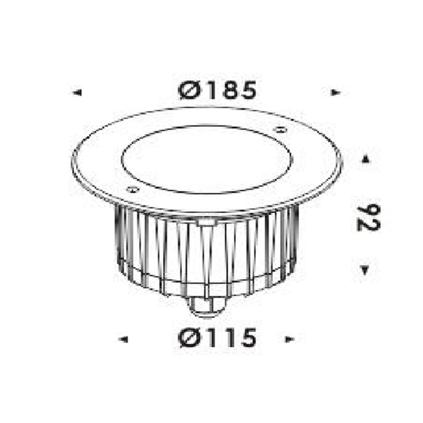 Inground Light ST2186R1-12