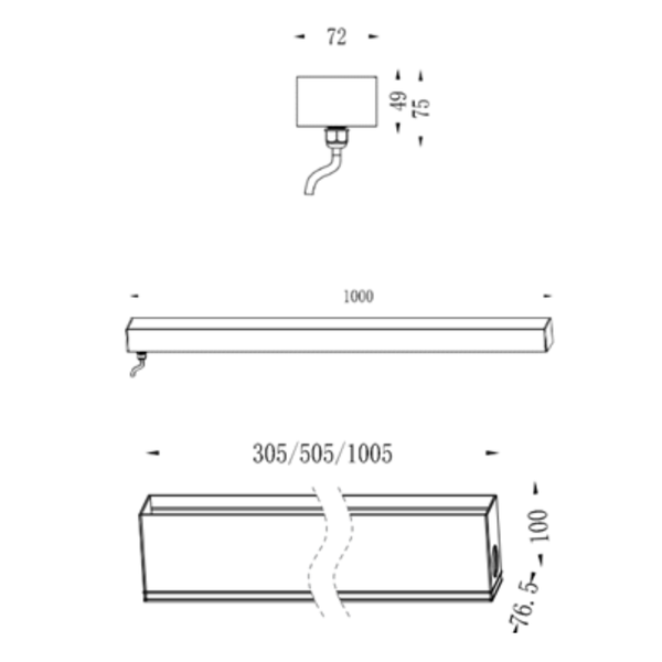 Inground Light ST2072L1Ba-A3-Y-1M